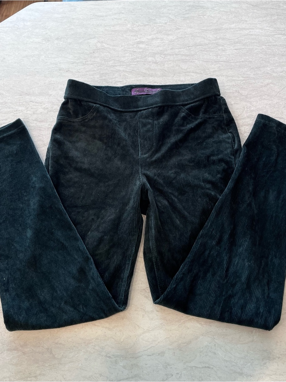 Gloria Vanderbilt Green Corduroy Leggings